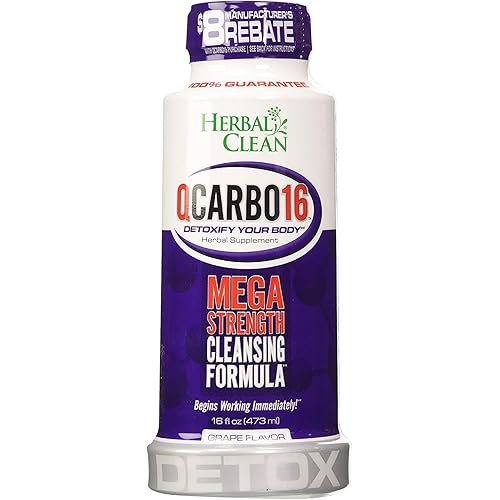 Herbal Clean Q Carbo Liq Detox Grape