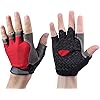 Outdoor Exercise Half Finger Gloves Breathable Keep Hands Dry Exercise Gloves,for Cycling,for WeightliftingL, Half-finger gloves