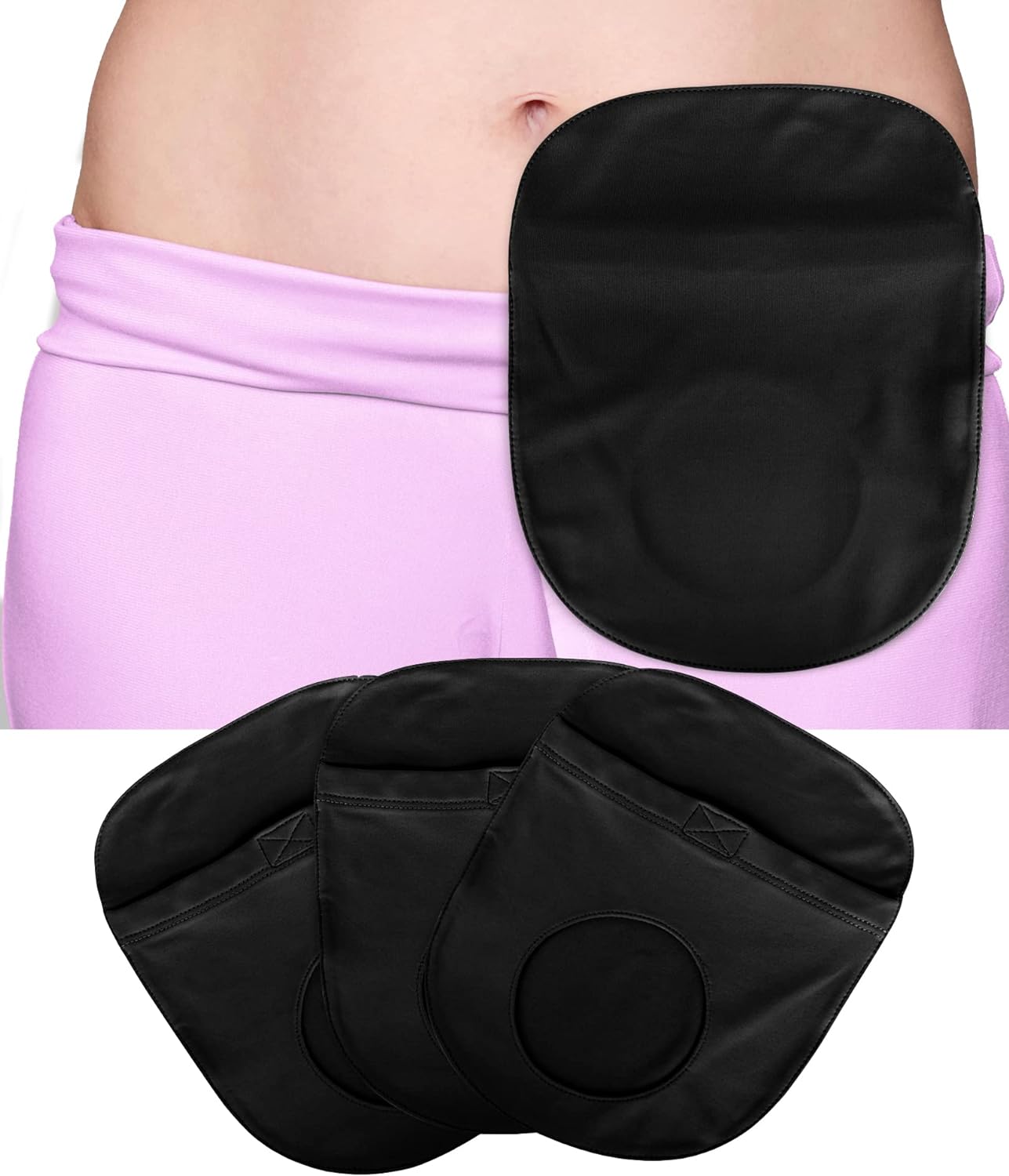 3Pcs Colostomy Bag Cover, Unisex Ostomy Bag Covers for Ostomy Bag Supplies