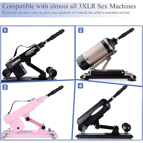 Hismith Vac-U-Lock Adapter for 3XLR Connector Sex Machines