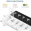 DANYING Extra Large Pill Organizer 2 Times a Day, XL Weekly Pill Box 2 Per Day, AM PM Pill Case, Day Night Pill Container 7 Day, Vitamin Case Twice a Day
