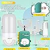 Kids Electric Toothbrushes,U Shaped Toothbrush Kids w 5 Brush Heads and Cup, IPX7 Waterproof 360 Toothbrush Kids 60s Smart Reminder, 3 Clean Modes, Ultrasonic Toddler Toothbrush Age 2-12Green