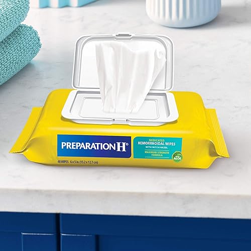 Preparation H Totables Hemorrhoid Wipes with Witch Hazel for Skin Irritation Relief - 192 Count