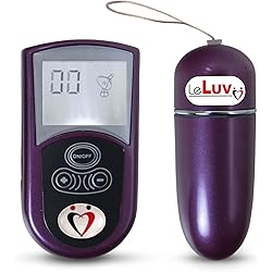 LeLuv Bullet Vibrator Wireless Waterproof Egg Purple
