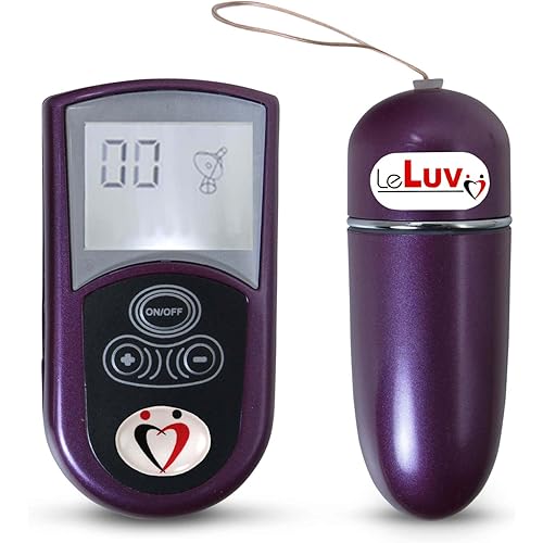 LeLuv Bullet Vibrator Wireless Waterproof Egg Purple