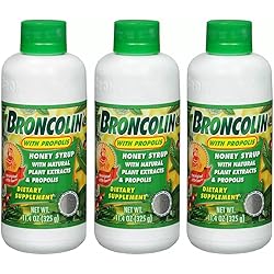 Broncolin : Cough Suppressant With Propoleo 11.4OZ Pack of 3