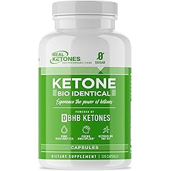 Real Ketones - AM Day Time, Keto Pills - 1900 mg of Exogenous Keto D BHB per Serving - 30 Day Supply Caffeine Free Capsules - Rapid Ketosis for Men and Women Packaging May Vary