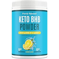 Premium Keto Bhb Exogenous Ketones Powder Supplement - Boosts Ketosis, Increases Energy & Focus, Manages Cravings, Supports Metabolism & Keto Diet - Lemon Flavor Keto Powder - 15 Servings