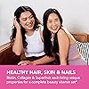 Biotin Collagen and Superfruit Gummies Bundle for Hair, Skin and Nails Growth, Ultimate Hair Growth Supplement with 5000mcg, Type I and III with Zinc, Vitamin E & C and 3000mcg Biotin