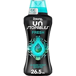 Downy Unstopables Laundry Scent Booster Beads for Washer, Fresh, 26.5 Ounce