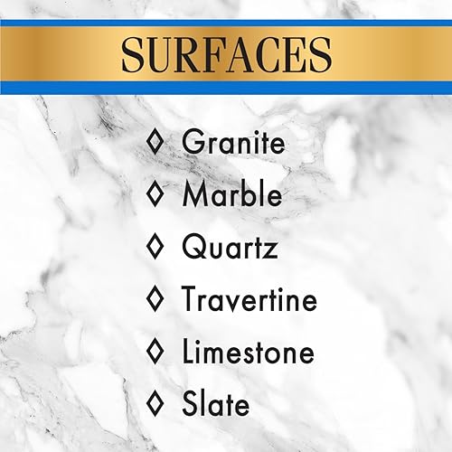 Stone Care International Granite Stone Cleaner and Polish Combo for Granite Marble Soapstone Quartz Quartzite Slate Limestone Corian Laminate Tile Countertop