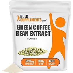 BulkSupplements.com Green Coffee Bean Extract - Green Coffee Bean Powder - Green Coffee Bean Extract for Weight Loss - Green Coffee Supplement - Weight Loss Supplement 100 Grams - 3.5 oz
