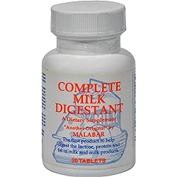 Malabar Complete Milk Digestant - 30 Tablets