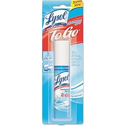 Lysol To Go Disinfectant Spray, Crisp Linen, Travel Size - 1 oz Pack of 4