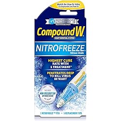 Compound W Nitrofreeze | Wart Removal | 1 Pen & 5 Replaceable Tips