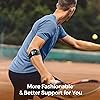 FREETOO Elbow Brace for Tendonitis and Tennis Elbow Relief with Removebale Pad, AdjustableTennis Elbow Brace for Women Men, Comfortable Golfers Elbow Straps Black