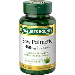 Nature's Bounty Saw Palmetto 450 mg 100 Capsules