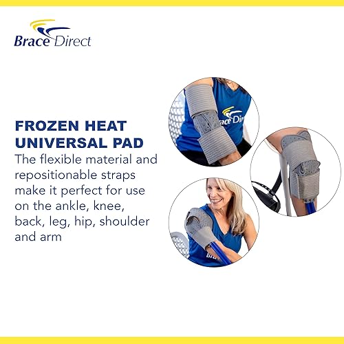 Frozen Heat Therapy Unit for Hot and Cold Cryotherapy Treatment with Reusable Universal Pad for Back, Shoulder, Leg, Ankle, Hip and Knee- for a Faster Recovery and Pain Relief by Brace Direct