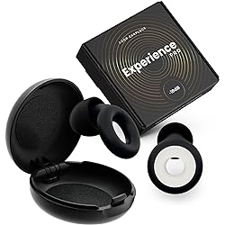 Loop Experience Pro Earplugs - High Fidelity Hearing Protection for Musicians, DJs, Drummers, Festivals, Concerts and Nightlife – 18dB Noise Reduction Ear Plugs – Extra Accessories incl - Black
