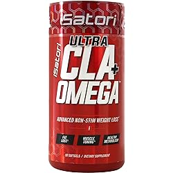 iSatori Ultra CLA - Omega 3 6 9 Safflower Oil Fish Oil Conjugated Linoleic Acid - Natural Weight Loss Exercise Enhancement Fat Burner Muscle Toner - Stimulant Free Dietary Supplement - 90 Softgels
