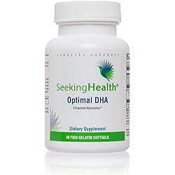 Optimal DHA | Highly-Concentrated Monoglyceride Form of DHA | 118 MG of EPA Per Softgel | 676 MG of Concentrated and Readily Absorbed DHA | Supports Brain & Eye Health | 30 Servings
