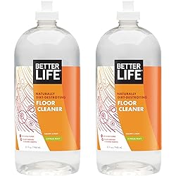 Better Life Naturally Dirt-Destroying Floor Cleaner, Citrus Mint, 32 Fl Oz Pack of 2