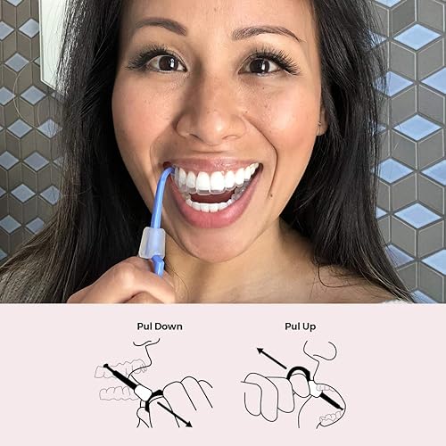 PUL Clear Aligner Removal Tool Compatible with Invisalign Removable Braces & Trays, Retainers, Dentures and Aligners - Hygienic Oral Care Accessory, Personal Orthodontic Supplies - Blue Pack of 1