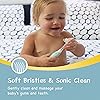Papablic BabyHandy 2-Stage Sonic Electric Toothbrush for Babies and Toddlers Ages 0-3 Years