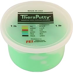 Theraputty Scented, Apple, Green, Medium, 1 Pound