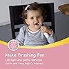Papablic BabyHandy 2-Stage Sonic Electric Toothbrush for Babies and Toddlers Ages 0-3 Years, Pink