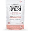 Molly's Suds Original Laundry Detergent Powder | Natural Laundry Detergent for Sensitive Skin | Earth-Derived Ingredients, Stain Fighting | Rosé Scented, 120 Loads