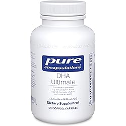 Pure Encapsulations - DHA Ultimate - Eco-Friendly Supercritical CO2 Extracted DHA Fish Oil Concentrate - 120 Softgel Capsules