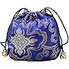 Colorido Chinese Traditional Good Lucky Gift Bag Cloud Pattern Gift Pouch Storage Jewelry Bag Sapphire