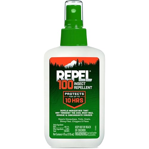 Repel HG-64090 64090 10-Ounce Citronella Insect Outdoor Candle, 1 & 100 Insect Repellent, Pump Spray, 4-Fluid Ounces, 10-Hour Protection