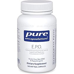 Pure Encapsulations - E.P.O. Evening Primrose Oil - Hypoallergenic Dietary Supplement Containing 9% GLA - 100 Softgel Capsules