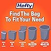 Hefty Ultra Strong Tall Kitchen Trash Bags, Blackout, Clean Burst, 13 Gallon, 80 Count