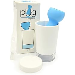 Pug Pill Crusher, Pill Grinder by Equadose. Produces Fine Pill Powder. Great for Feeding Tubes and Pets Too