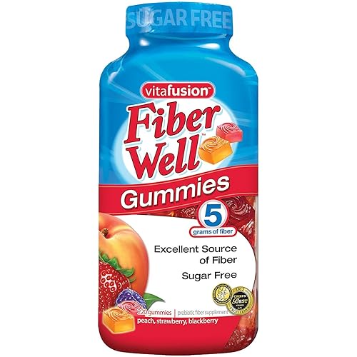 Vitafusion Fiber Gummies, 220Count"Sugar Free" Pack of 2