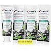 Crest Charcoal 3D White Toothpaste, Whitening Therapy, with Tea Tree Oil, Refreshing Mint Flavor, 4.1 oz, Pack of 3