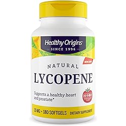 Healthy Origins LYC-O-Mato Lycopene Non-GMO 15 mg, 180 Softgels