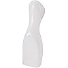 HealthSmart Female Portable Urinal Bottle with Contoured Handle for Incontinence, Lightweight Shatter-Resistant Plastic, 11.5 x 4 inches, 1 Quart Capacity, Clear