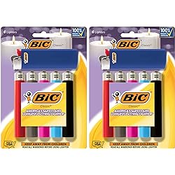 BIC Classic Lighter, Assorted Colors, 12-Pack packaging may vary