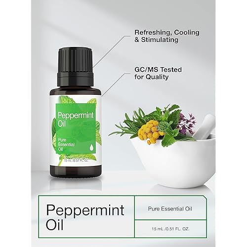 Peppermint Essential Oil | 15mL | by Horbaach