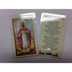 Holy Prayer Cards for Saint Cipriano San Cipriano of 2 in Spanish