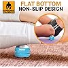Sparthos Cold Massage Roller Ball - Fitness Cryosphere Massager - Cryo Cryocup Ice Massage Cups - for Muscle, Face, Body Muscles - Manual Polar Icing Cooling Balls - Recoup Message Blue, 54mm