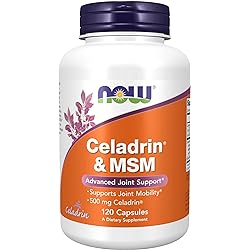 NOW Supplements, Celadrin® & MSM, 500 mg of Celadrin®, Advanced Joint Support, 120 Capsules