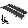 Wheelchair Ramps 5FT, gardhom Extra Wide 31.3” Portable Antiskid Threshold Ramp 5' for Home Van Car Doorways Steps