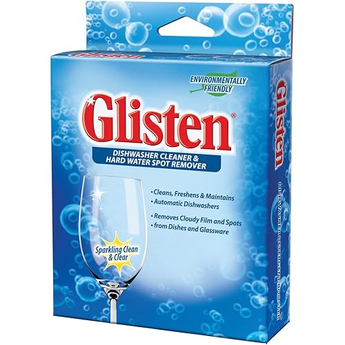 Glisten 2-in-1 Dishwasher Cleaner and Hardwater Spot Remover