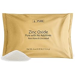 Pure Original Ingredients Zinc Oxide 4 oz Eco-Friendly Packaging, Non-Nano, Chapped Lips Remedy
