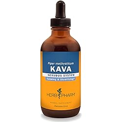 Herb Pharm Kava Root Liquid Extract to Reduce Stress and Promote Relaxation - 4 Ounce